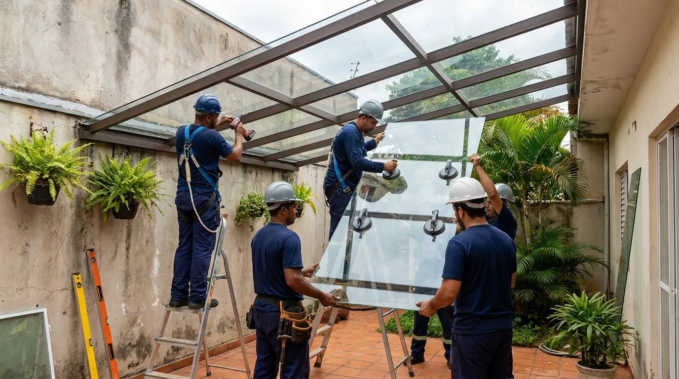 Fechamento de Churrasqueira em Goiânia‑GO