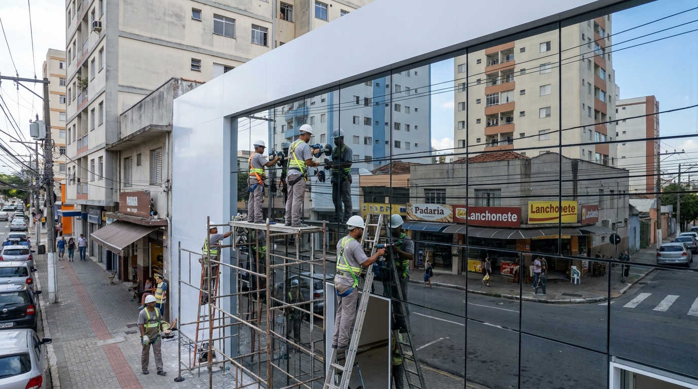 Fechamentos em Vidro em Goiânia‑GO